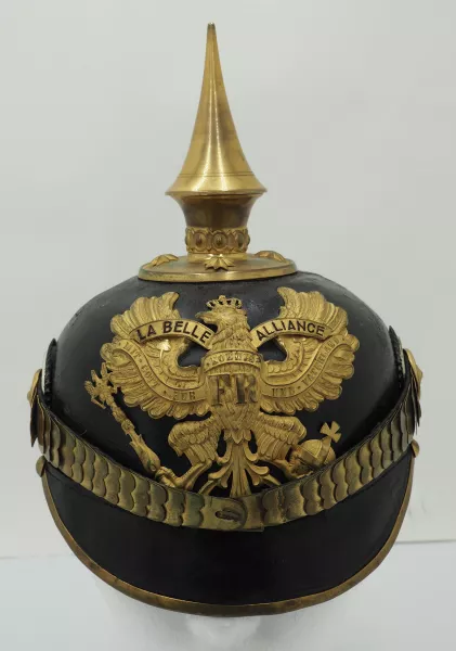 Prussian "Nassau" 87th Infantry Regt. Officers Pickelhaube Visuel 1 principal